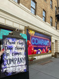 COMPANY "Phone rings, door chimes, in comes company" - ART