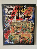 JUSTICE LEAGUE "You can't save the world alone" - Comic Book ART