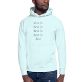 Love is love pride Broadway LGBT Unisex Hoodie