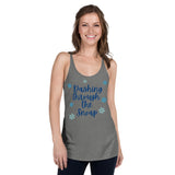 Dashing through the snoap Disney world florida christmas Women's Racerback Tank