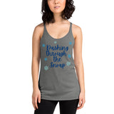 Dashing through the snoap Disney world florida christmas Women's Racerback Tank