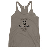 Hex the Patriarchy witch tarot cards Halloween Women's Racerback Tank