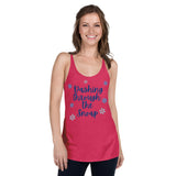 Dashing through the snoap Disney world florida christmas Women's Racerback Tank