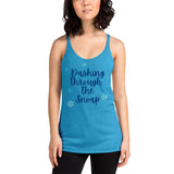 Dashing through the snoap Disney world florida christmas Women's Racerback Tank