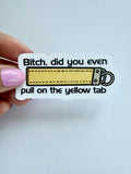 DISNEY Yellow Tab Sticker