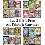 Buy 3 Get 1 Free Art Prints & Canvases