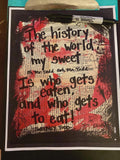 Sweeney Todd- 'Worst Pies in London' ART