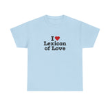 I love Lexicon of Love Tee shirt