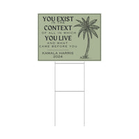 Kamala Harris Yard Sign Coconut Tree Quote SHIPS TO YOU