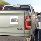 Monorail Bitch Car Magnet