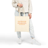 Dolly Parton Canvas Tote Bag — "I'm Not Going to Limit Myself" Inspirational Quote Grocery & Market Tote
