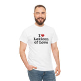 I love Lexicon of Love Tee shirt