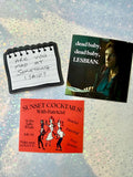 Widows Bay Sticker Bundle: Patricia Rosemary Notebook