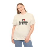I love Lexicon of Love Tee shirt