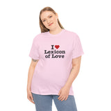 I love Lexicon of Love Tee shirt