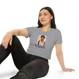 Brendan Fraser Crop Top — Vintage Portrait “DADDY” Graphic T-Shirt