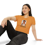 Brendan Fraser Crop Top — Vintage Portrait “DADDY” Graphic T-Shirt
