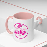 Dolly Parton Coffee Mug — "What Would Dolly Do" Pink Cowgirl (11/15oz)