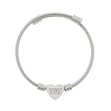 Disney Bitch Bracelet Wire Bangle (Silver or Gold)