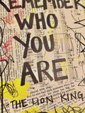 THE LION KING- 'Remember Who You Are- Mufasa ART