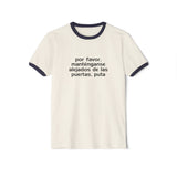 Monorail Spanish Phrase Ringer Tee Shirt