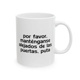 Monorail Bitch Ceramic Coffee Cup (11oz & 15oz)