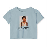 Brendan Fraser Crop Top — Vintage Portrait “DADDY” Graphic T-Shirt
