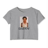 Brendan Fraser Crop Top — Vintage Portrait “DADDY” Graphic T-Shirt