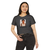 Brendan Fraser Crop Top — Vintage Portrait “DADDY” Graphic T-Shirt