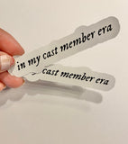 Cast Member Era Sticker
