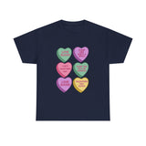 Anti-Valentine's Conversation Heart T-Shirt — 'Love Sucks' Graphic Tee