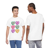 Anti-Valentine's Conversation Heart T-Shirt — 'Love Sucks' Graphic Tee
