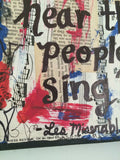 LES MISERABLES - Do You Hear the People Sing ART