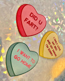 CANDY HEART - 'Eat Glass' Sticker