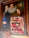 OSCAR WILDE - "I Can Resist Anything Except Temptation" - ART