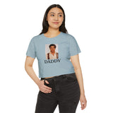 Brendan Fraser Crop Top — Vintage Portrait “DADDY” Graphic T-Shirt