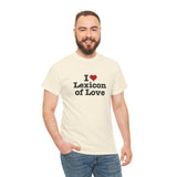 I love Lexicon of Love Tee shirt