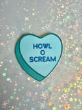 Howl o scream sticker