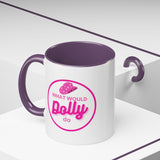 Dolly Parton Coffee Mug — "What Would Dolly Do" Pink Cowgirl (11/15oz)