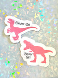 'Jurassic Park Girl' Sticker