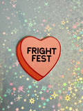 Fright Fest Six Flags Sticker