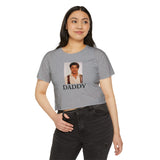 Brendan Fraser Crop Top — Vintage Portrait “DADDY” Graphic T-Shirt