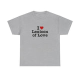 I love Lexicon of Love Tee shirt