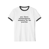 Disney Monorail Ringer T Shirt — “por favor, manténganse alejados de las puertas”