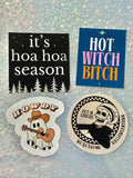 Funny Halloween Sticker Bundle-  Twilight, Halloweentown, Mean Girls, Cowboy Ghost