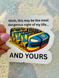 Spider man ride Sticker