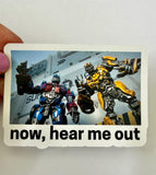 Optimus Bumblebee Sticker