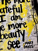 MARY DAVIS - "The More Grateful I Am" - ART