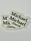 THE LOST BOYS- Michael, Michael Sticker