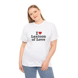 I love Lexicon of Love Tee shirt